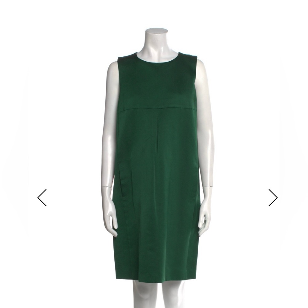 S Max Mara Deep Green Cotton Dress with Pockets - size XXL / US16 - Picture 4 of 6